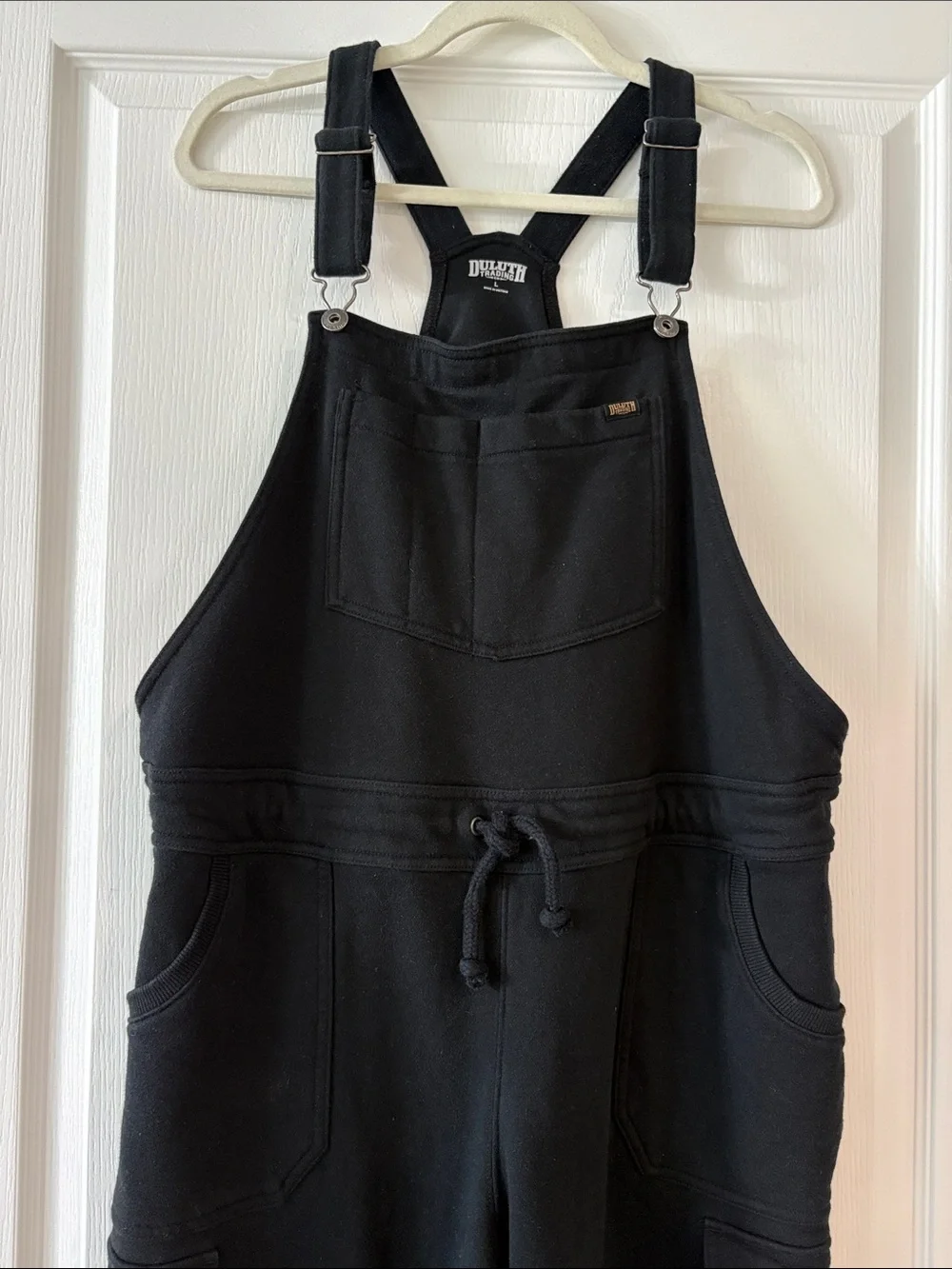 Duluth Trading Co Black Women's Utility Jumpsuit Overalls - Picture 2 of 3
